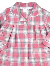 Load image into Gallery viewer, Girls Pink Check Traditional Cotton Pyjamas