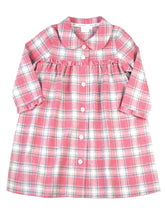 Load image into Gallery viewer, Girls Traditional Pink Check Cotton Night Dress