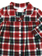 Load image into Gallery viewer, Baby Girls Check All-in-One Pyjamas