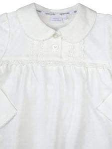 Girls Peter Pan Collar Jersey Pyjamas