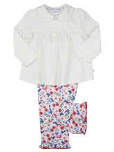 Load image into Gallery viewer, Girls Peter Pan Collar Jersey Pyjamas