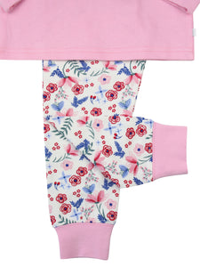 Girls Slim Fit Pink 'DREAM' Pyjamas.