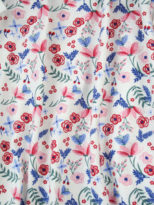 Girls Floral Cotton Night Dress.