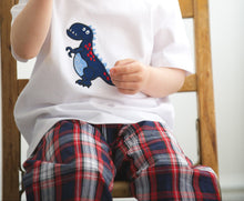 Load image into Gallery viewer, Cheeky Dinosaur Summer Kids Pyjamas for Boys