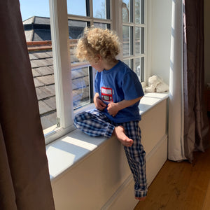 Red Fire Engine Summer Kids Pyjamas for Boys