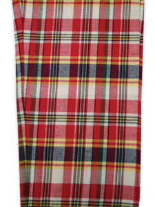 Unisex 'Pentlow' Red Brushed Check Pyjama Trouser