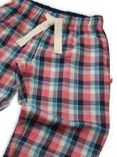 Load image into Gallery viewer, Unisex &#39;Quinn&#39; Coral Brushed Check Pyjama Lounge Pant