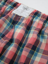 Load image into Gallery viewer, Unisex &#39;Quinn&#39; Coral Brushed Check Pyjama Lounge Pant