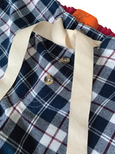 Load image into Gallery viewer, Unisex &#39;Kelby&#39; Navy Check Pyjama Lounge shorts