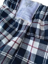 Load image into Gallery viewer, Unisex &#39;Kelby&#39; Navy Check Pyjama Lounge shorts