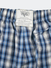 Load image into Gallery viewer, Unisex &#39;Windsor&#39; Blue Check Summer Lounge Shorts