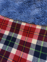 Load image into Gallery viewer, Christmas Check Stocking -  Blue